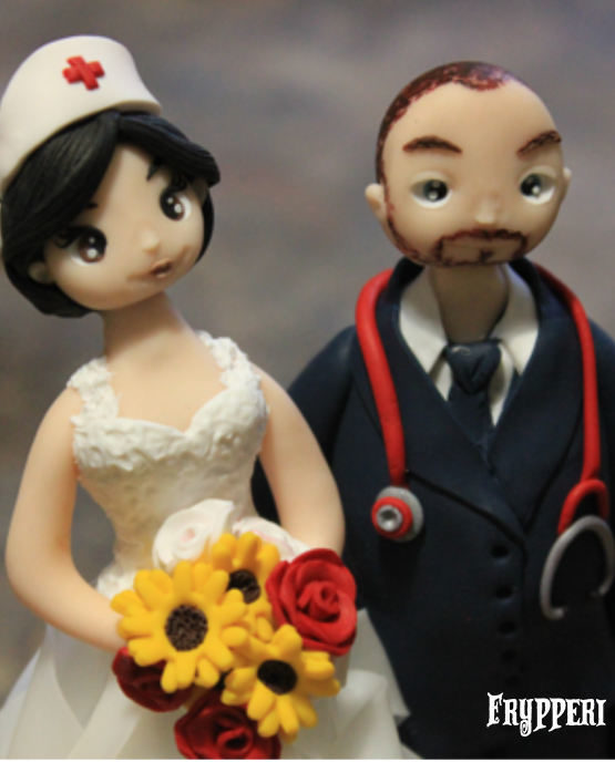 Cake Topper Personalizzato Medico Infermiere Farmacista