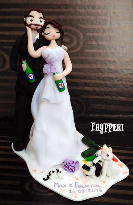 Cake Topper Personalizzato Birra