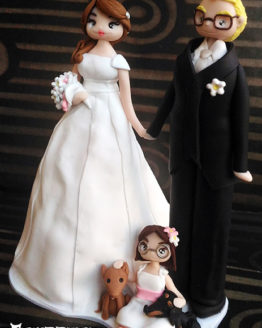 Cake Topper Personalizzato Famiglia