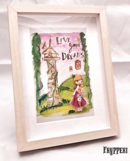Quadro Rapunzel Quadro Rapunzel