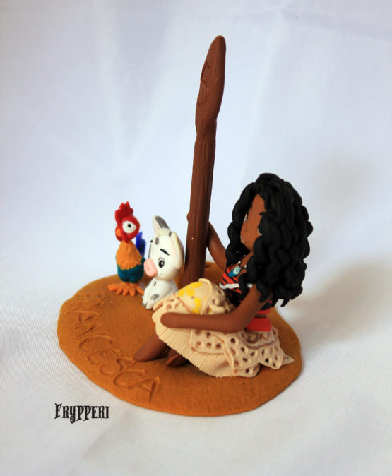 cake topper statuina oceania vaiana moana