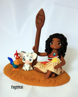 cake topper statuina oceania vaiana moana