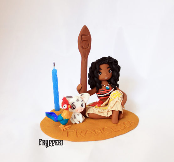 cake topper statuina oceania vaiana moana