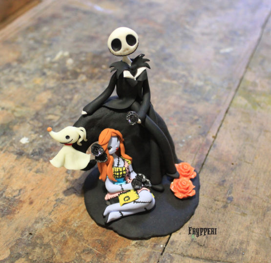 Cake Topper Jack e Sally