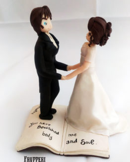 Cake topper mr darcy elizabeth bennet orgoglio e pregiudizio