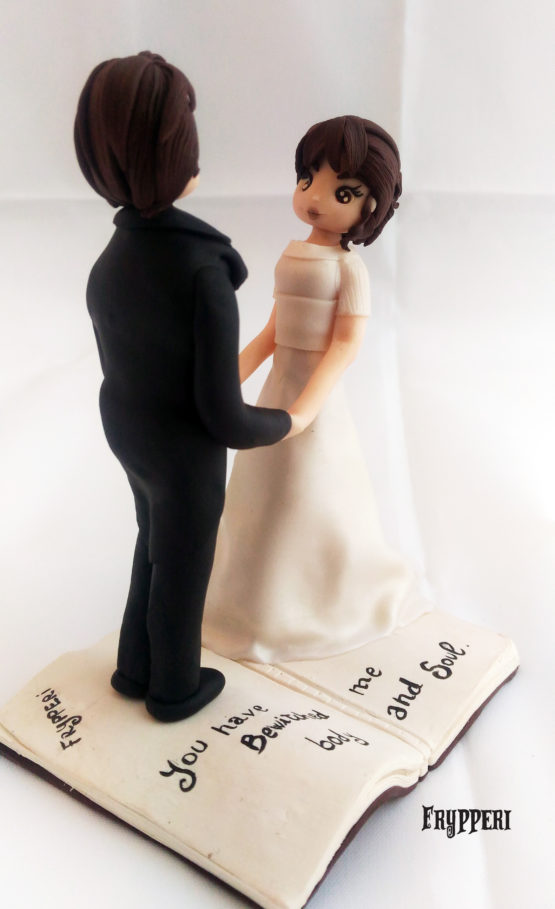 Cake topper mr darcy elizabeth bennet orgoglio e pregiudizio