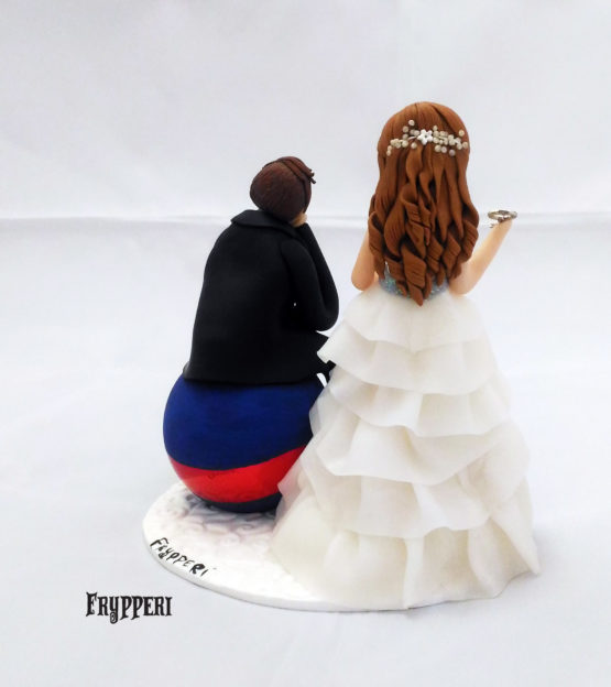 Cake Topper 76ers con Palla al Piede