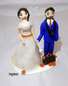 cake topper viaggiatori