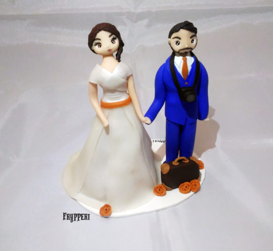 cake topper viaggiatori