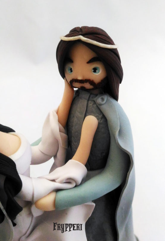 cake topper arwen e aragorn il signore degli anelli lord of the rings