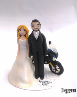 CakeTopper Coppia Moto