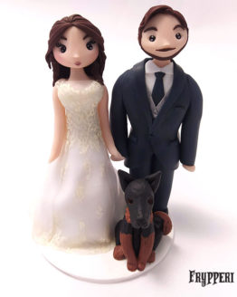 Cake Topper Pastore Tedesco Personalizzato