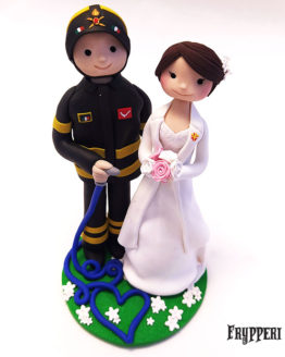 Cake Topper Pompiere Farmacista Personalizzato