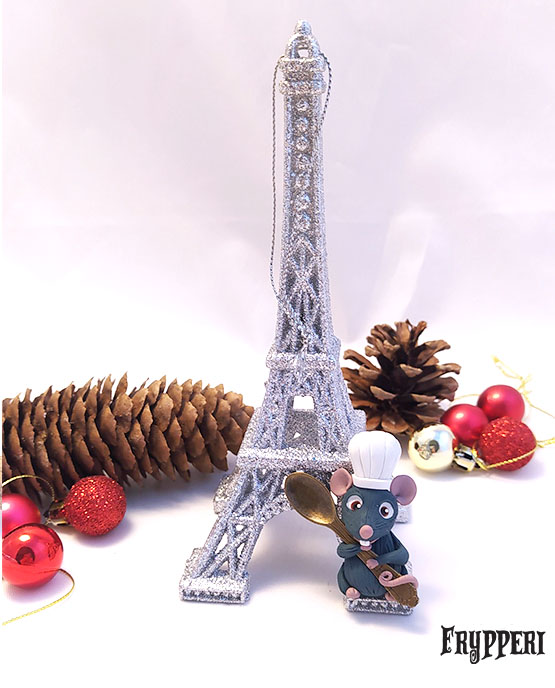 Decorazione Natale Torre Eiffel Ratatouille