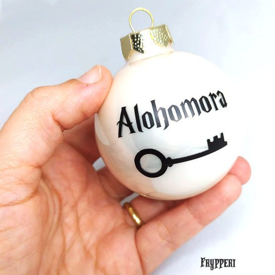 Pallina Natale Harry Potter Alohomora