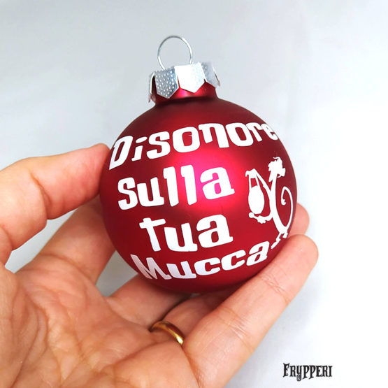 Pallina Natale Mushu