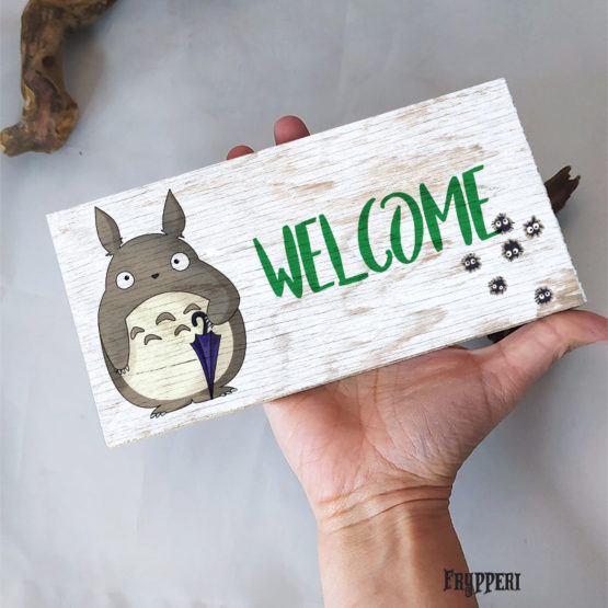 Targhetta Nome Personalizzato Totoro