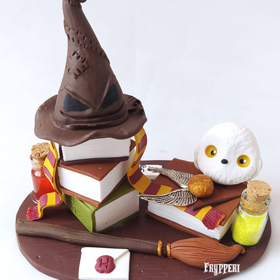 Cake Topper Cappello Parlante Harry Potter Personalizzato