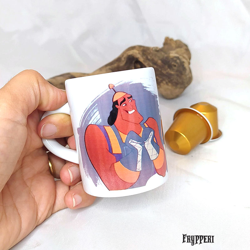 Tazzina Caffè Kronk Yzma con grafiche personalizzate - Frypperi