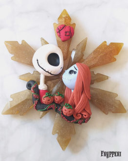 Decorazione Fiocco di neve Jack Sally Decorazione Fiocco di neve Jack Sally