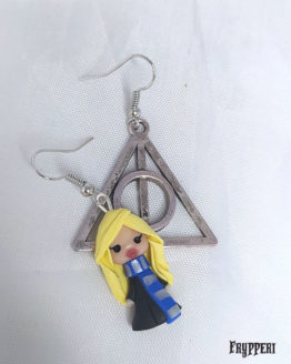 Orecchini Harry Potter Luna Doni della morte