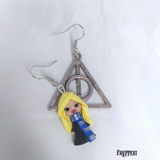 Orecchini Harry Potter Luna Doni della morte