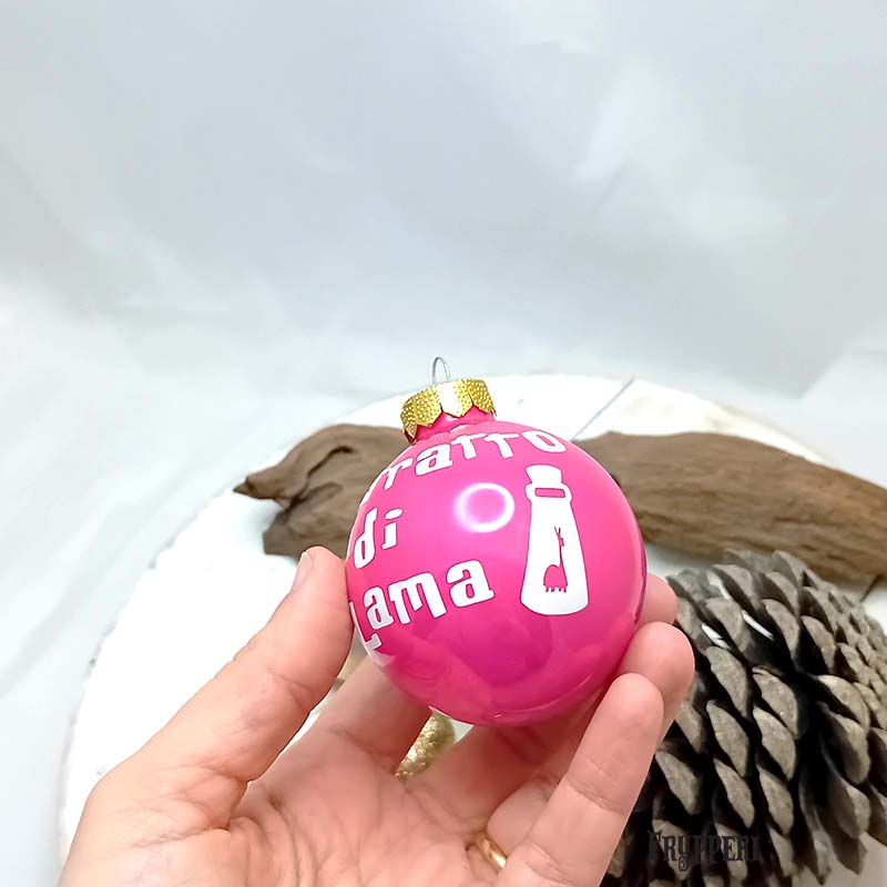 Pallina Natale Estratto Lama