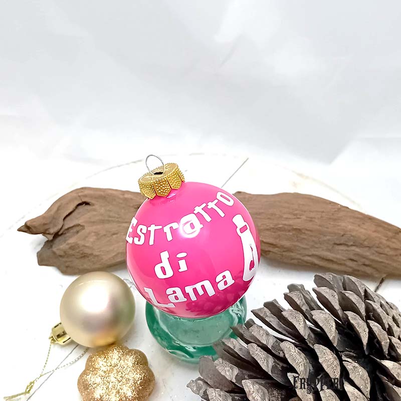 Pallina Natale Estratto Lama Pallina Natale Estratto Lama