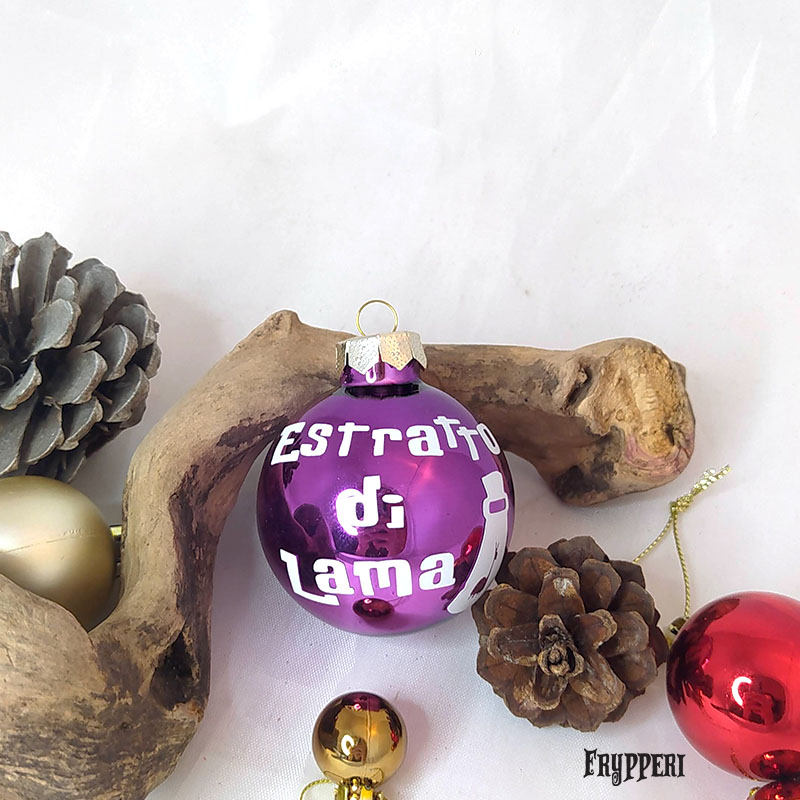 Pallina Natale Estratto di Lama