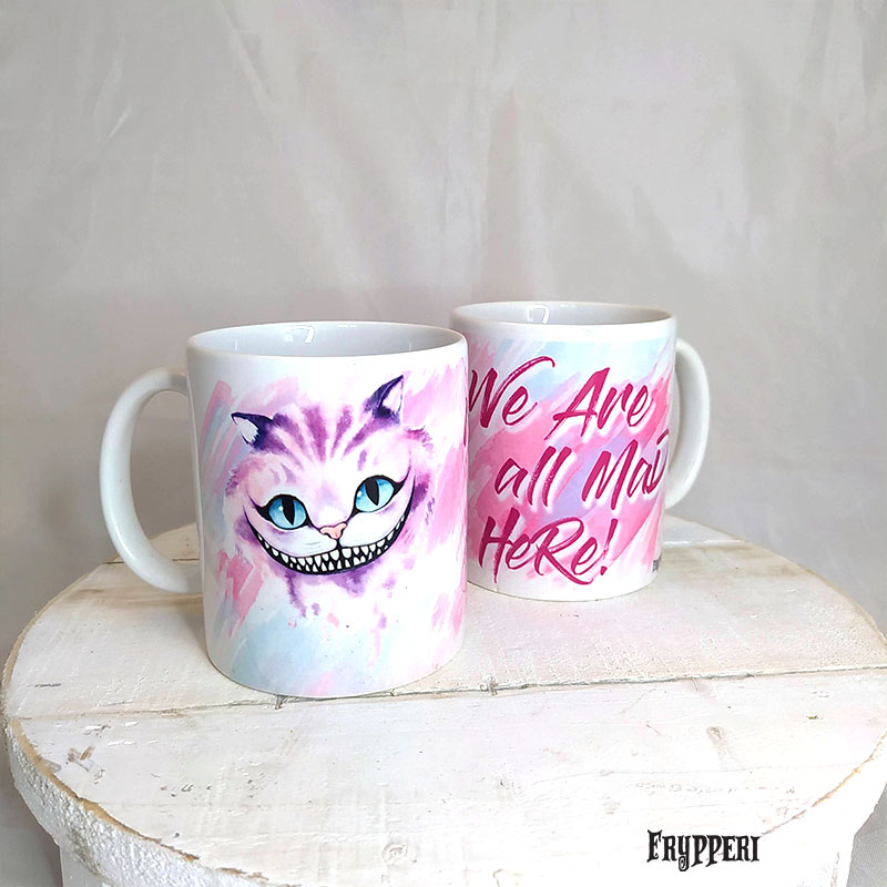 Tazza Gatto Stregato con grafiche personalizzate - Frypperi