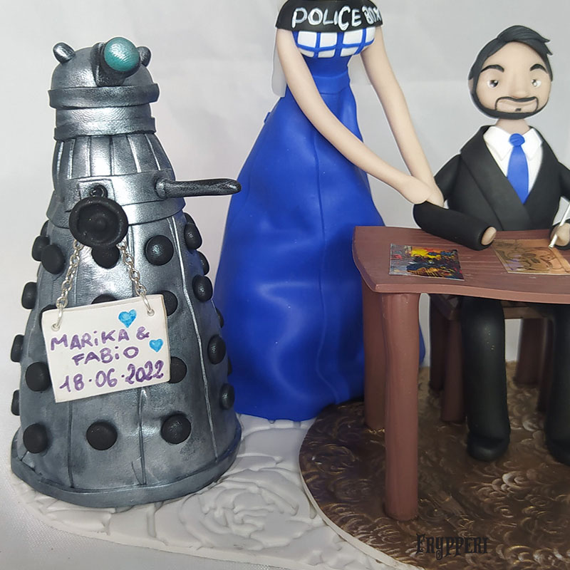 Cake Topper Dr Who Personalizzato