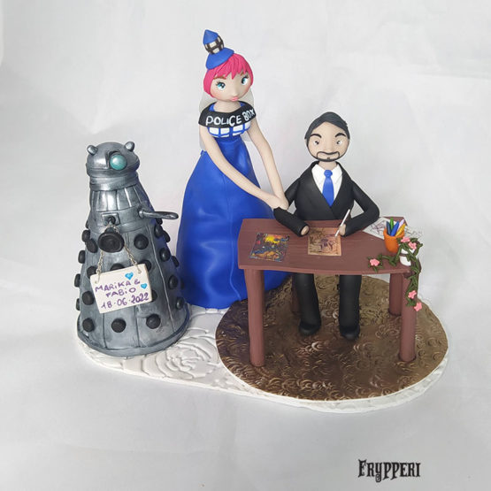 Cake Topper Dr Who Personalizzato