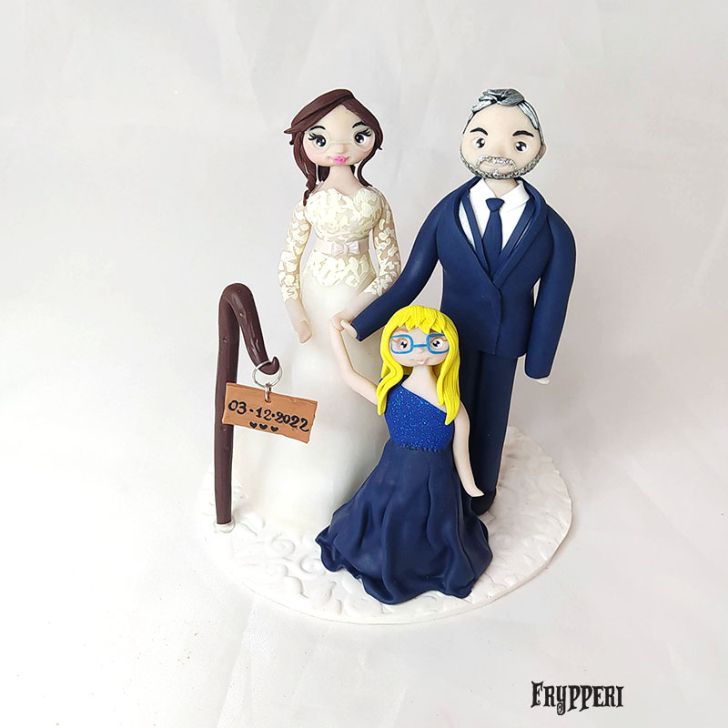 Cake Topper Famiglia Personalizzato