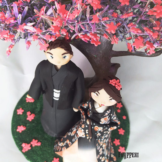 Cake Topper Giappone Sakura Personalizzato