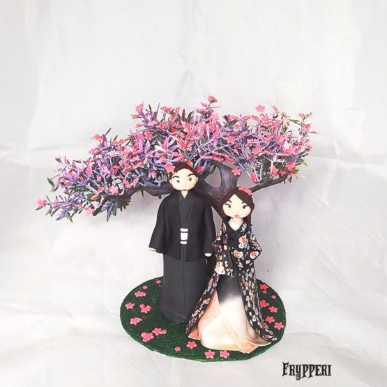 Cake Topper Giappone Sakura Personalizzato