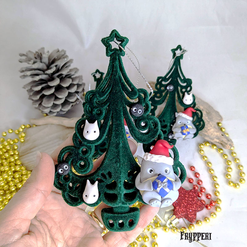 Decorazione Natale Albero Totoro