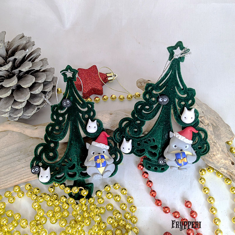 Decorazione Natale Albero Totoro