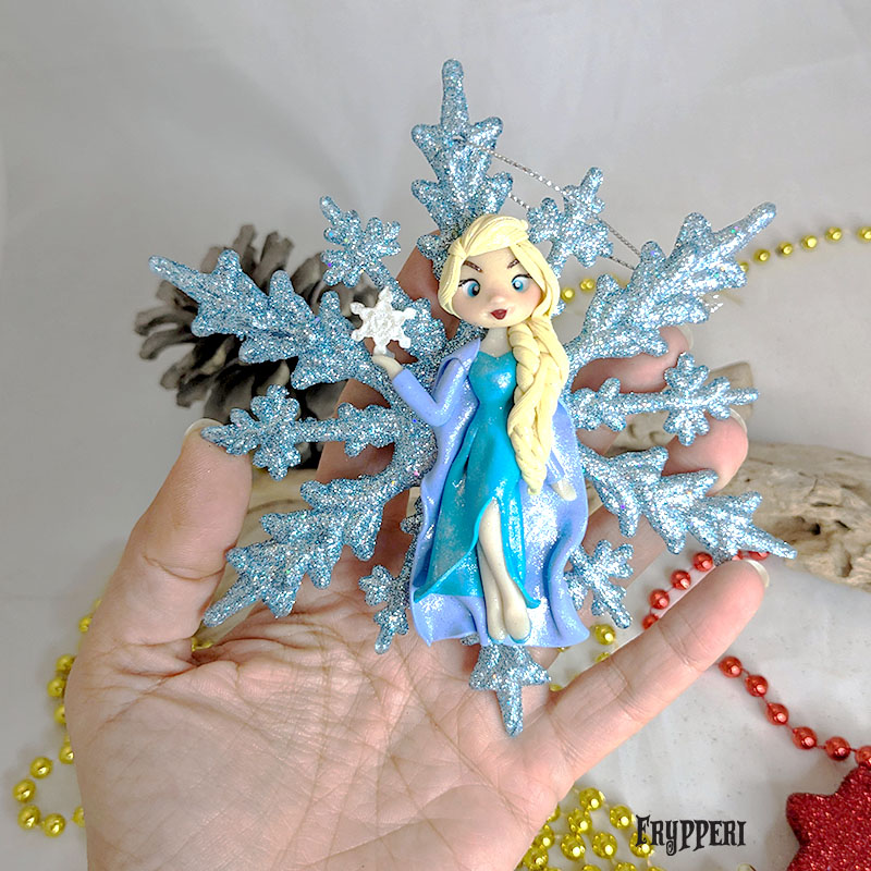 Decorazione Natale Fiocco di Neve Elsa