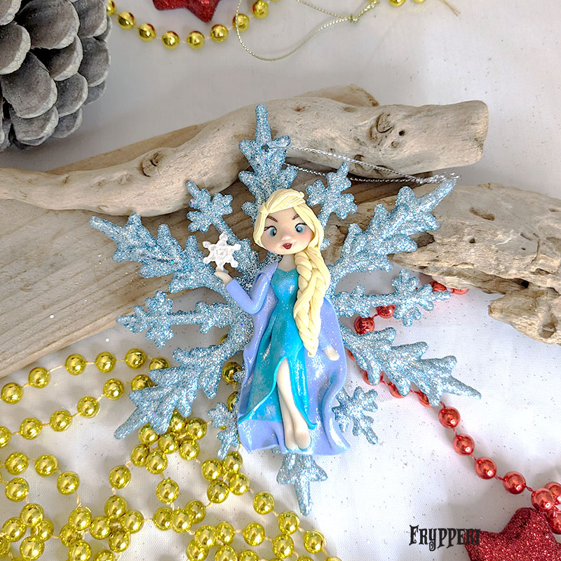 Decorazione Natale Fiocco di Neve Elsa