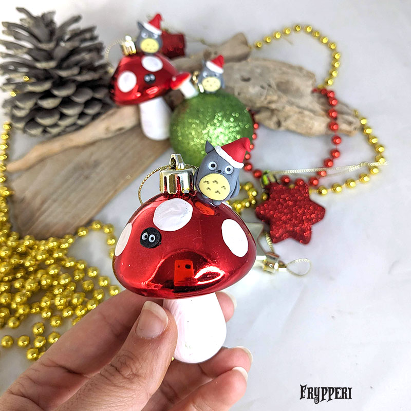 Pallina di Natale Fungo Totoro