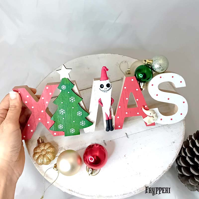 Decorazione Scritta Xmas Jack