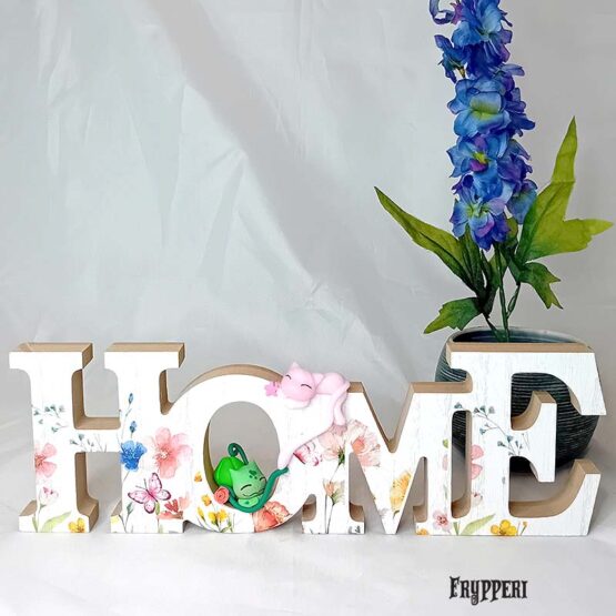 Scritta Home Pokemon Fiori
