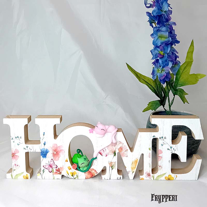 Scritta Home Pokemon Fiori