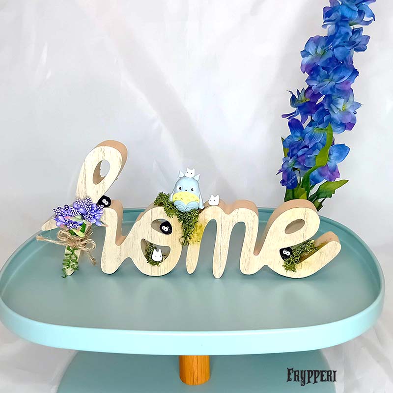 Scritta Home Totoro
