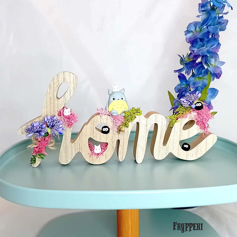 Scritta Home Totoro