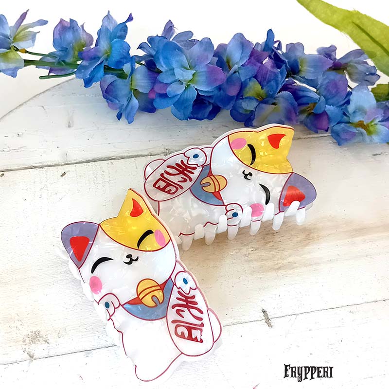 Mollettone Capelli Maneki Neko Mollettone Capelli Maneki Neko