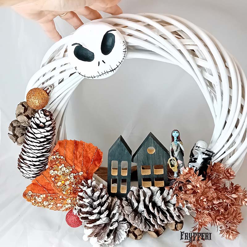 Ghirlanda Bianca Grande Jack Sally