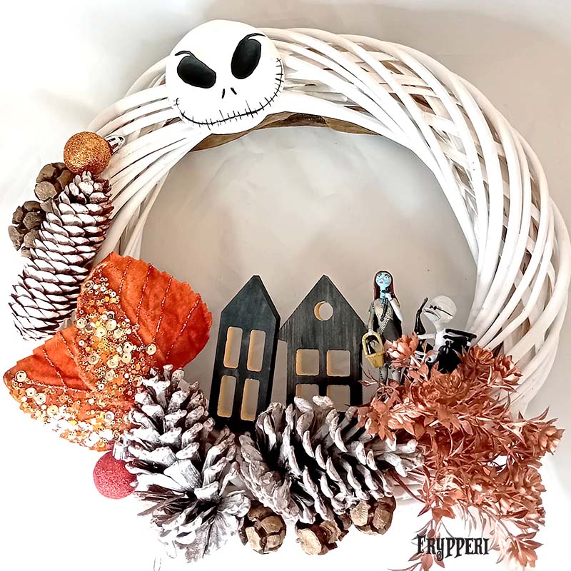 Ghirlanda Bianca Grande Jack Sally