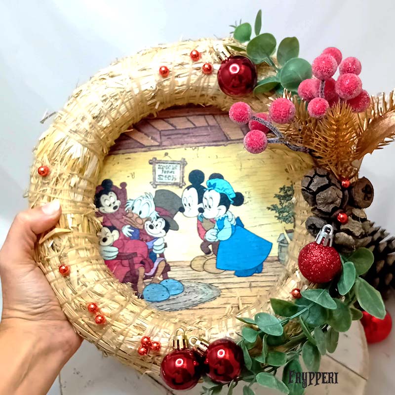 Ghirlanda Canto di Natale disegno