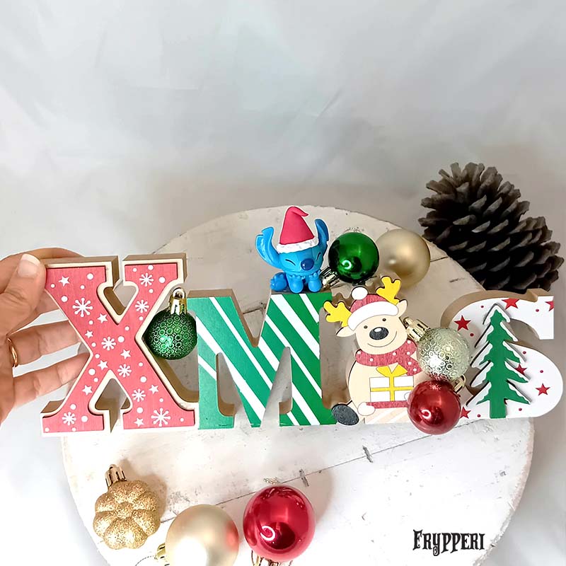 Decorazione Scritta Xmas Jack